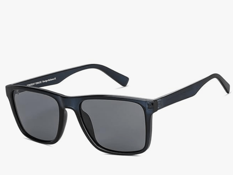 VINCENT CHASE EYEWEAR By Lenskart | Full Rim Square Sunglasses | Polarized And 100% UV Protected|Men & Women
